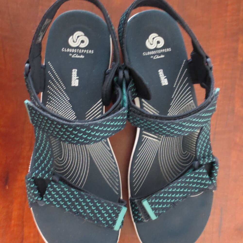 Clarks Cloudsteppers Soft Sandals Adjustable Stra… - image 7